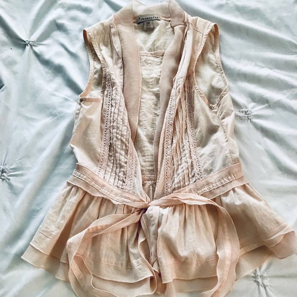 Pink / Peach Blouse - Forever 21 (S/P)